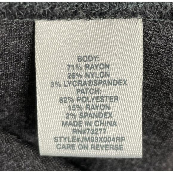 Mudd High Rise Ponte Leggings Gray Size Large - Picture 9 of 10